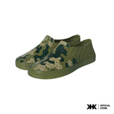 KHKSHOES ONE - GREEN CAMOU ลายทหาร รองเท้ายาง EVA กันน้ำ เบาสบาย