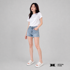 KHKSHOES STRIPES - WHITE สีขาว รองเท้าแตะยาง EVA Shoes กันน้ำ เบาสบาย