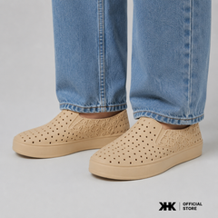 KHKSHOES ONE - BEIGE สีเบจ รองเท้ายาง EVA Shoes กันน้ำ เบาสบาย