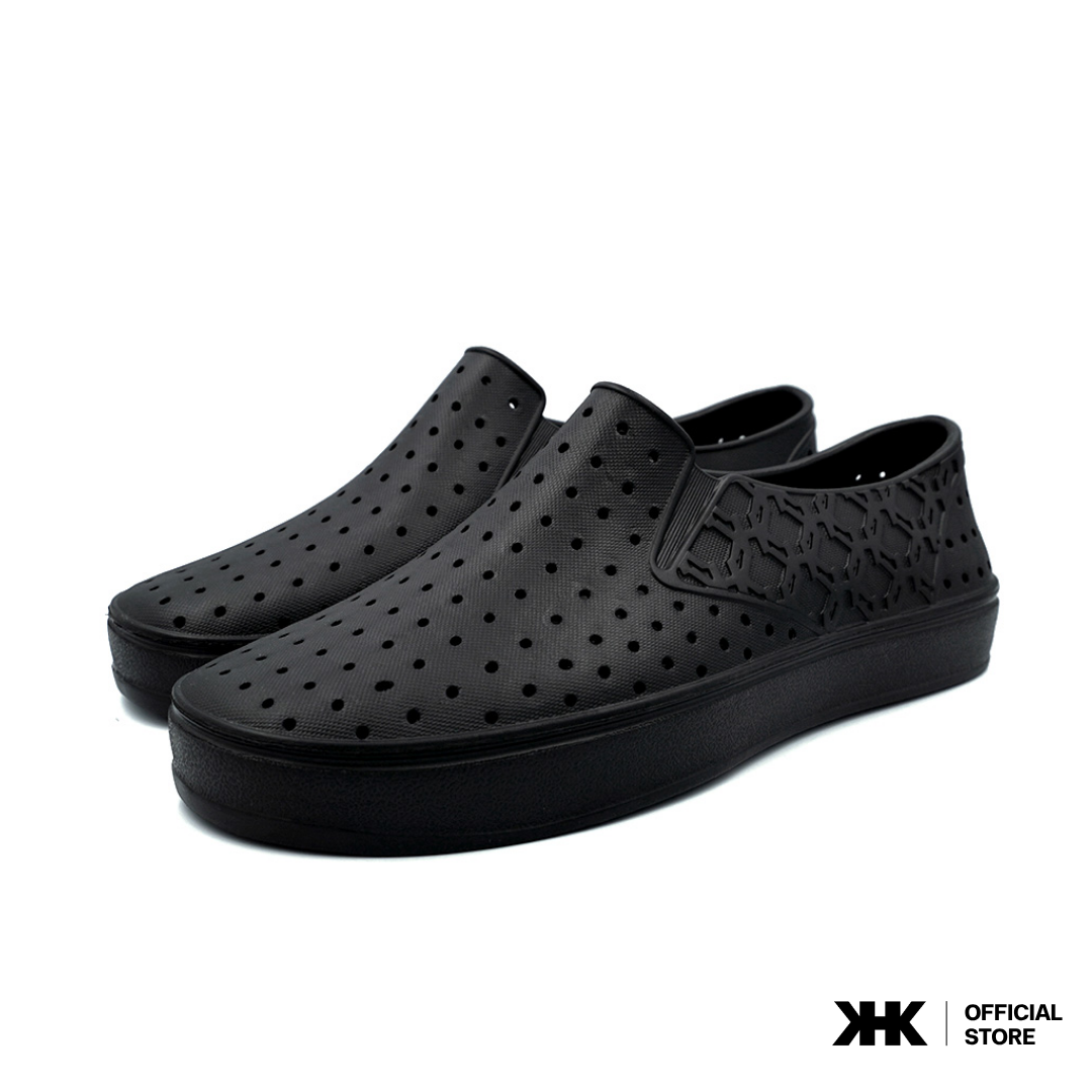 KHKSHOES ONE - BLACK  สีดำ รองเท้ายาง EVA Shoes กันน้ำ เบาสบาย