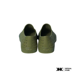 KHKSHOES ONE - GREEN CAMOU  ลายทหาร รองเท้ายาง EVA กันน้ำ เบาสบาย