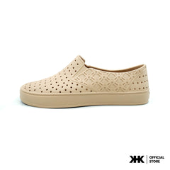 KHKSHOES ONE - BEIGE สีเบจ รองเท้ายางeva evashoes  กันน้ำ เบาสบาย