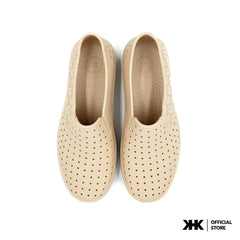 KHKSHOES ONE - BEIGE สีเบจ รองเท้ายางeva evashoes  กันน้ำ เบาสบาย