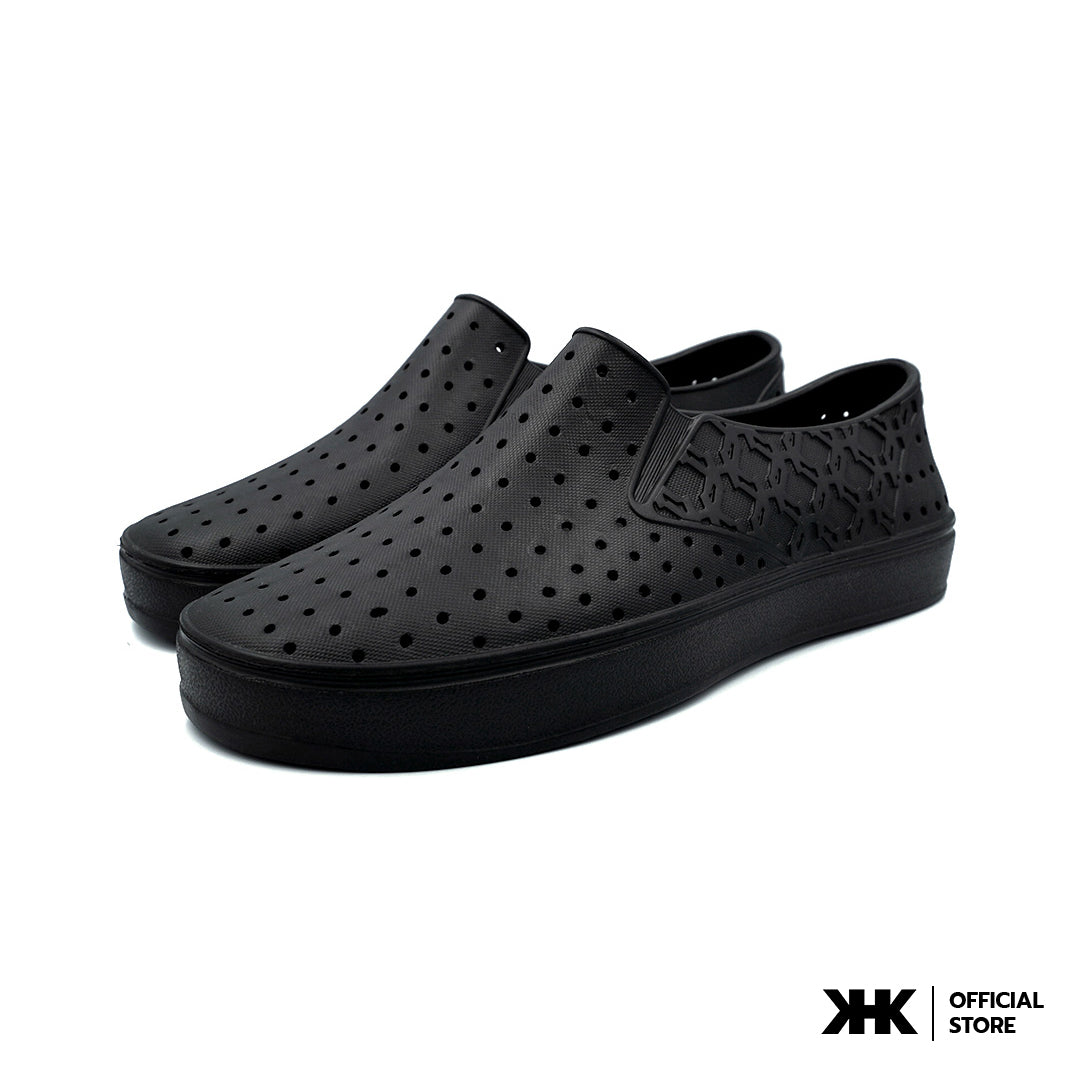 KHKSHOES ONE - BLACK  สีดำ รองเท้ายางeva evashoes  กันน้ำ เบาสบาย