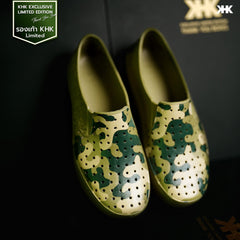 KHKSHOES SET GREEN CAMOU - exclusive limited edition thank you box