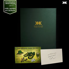 KHKSHOES SET GREEN CAMOU - exclusive limited edition thank you box
