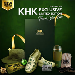 KHKSHOES SET GREEN CAMOU - exclusive limited edition thank you box